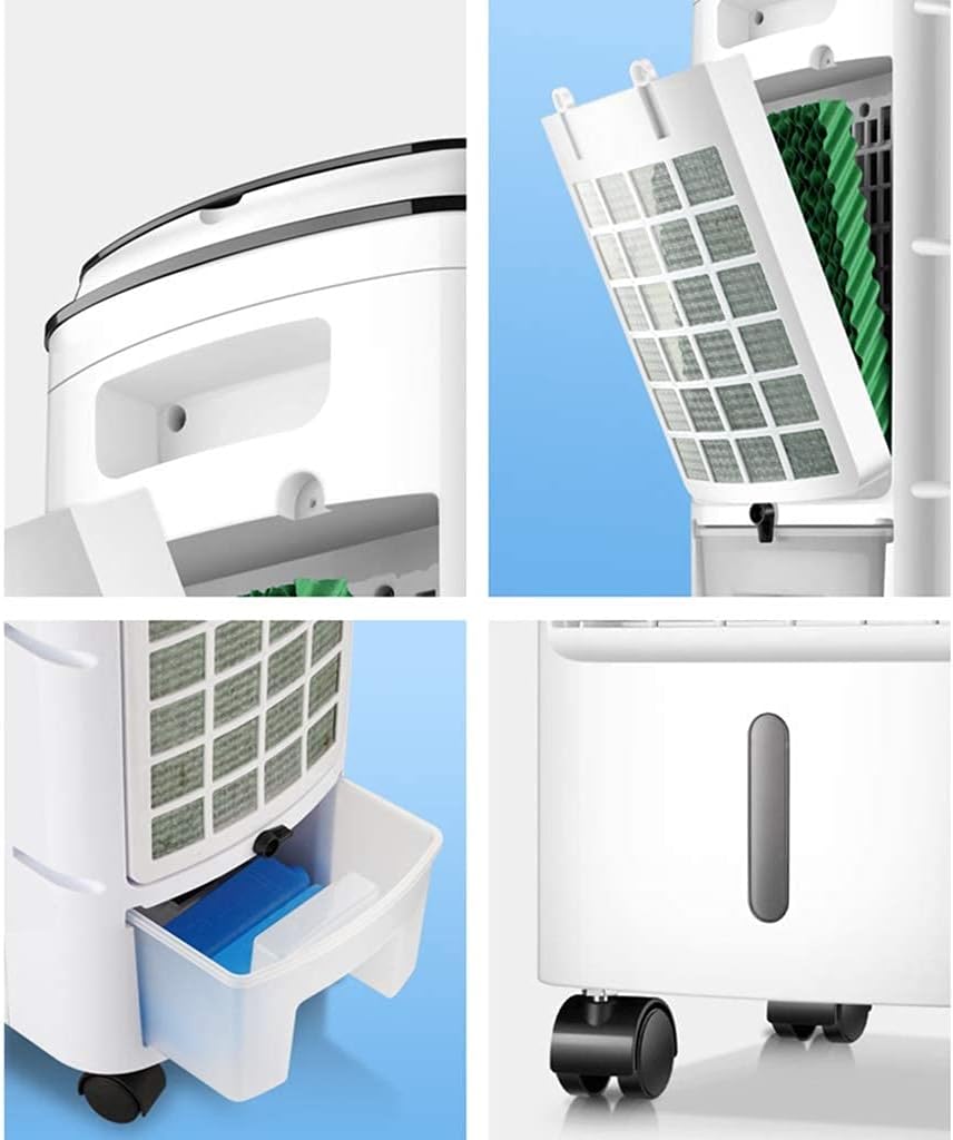 Evaporative Coolers Portable Air Conditioning Unit Cooler with Remote Control and Purifier Humidifier 3 Fan Speeds with Oscillation Function for Home Or Office Use