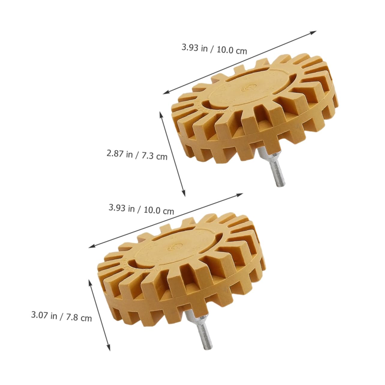 SOLUSTRE 2pcs Eraser Wheel Efficient Adhesive Paint Remover Compatible Pneumatic Tools for Vehicle Home Renovation for Quick Removal