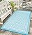 Uphome 5x8 Outdoor Rugs, Waterproof Reversible RV Camping, Blue Boho Porch Rug, Lightweight Foldable Deck Rug, Tribal Floral Outdoor Mat Carpet for Backyard Pool Patio