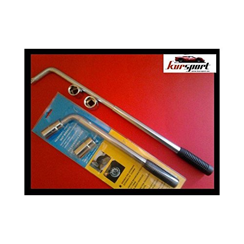 Kursport Llave de Ruedas telescopica Extensible para el Montaje y desmontaje de neumaticos