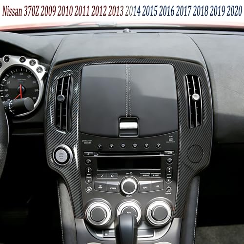 MXkanos AC Vent Trim, for Nissan 370Z 2009-2020, Interior Center Console Dash Panel Trim Overlay - Carbon Fiber Pattern Protective Accessories by MXkanos - Used condition - Image 3