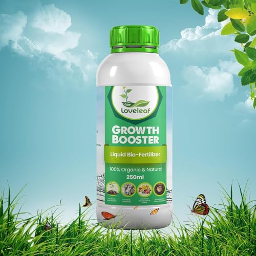 Image of LoveLeaf Organic Liquid Biofertilizer 250ml - 100% Natural NPK Growth Booster for Vegetables, Flowers, Indoor & Outdoor Plants