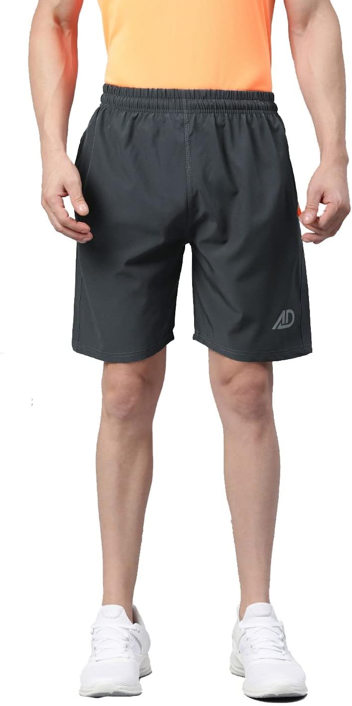 - Men's Running Sports Shorts With Reflective Logo