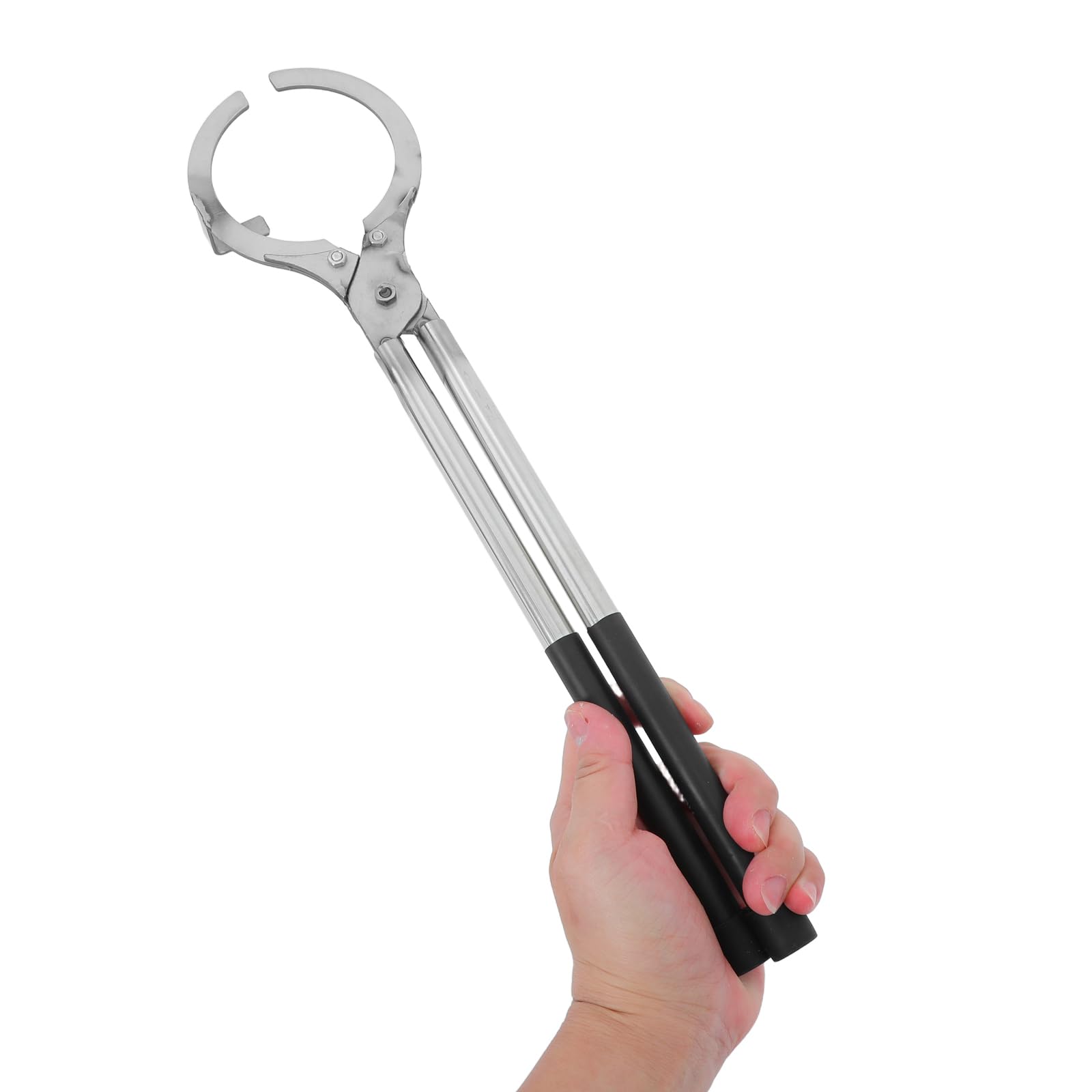 Hohopeti Pinces de Fonderie pour Creusets en Graphite 3-4 Kg, Large Boucle de Fixation, Matériaux Résistants Haute Température, Outils de Fusion pour Four et Moulage de Bijoux, Accessoire