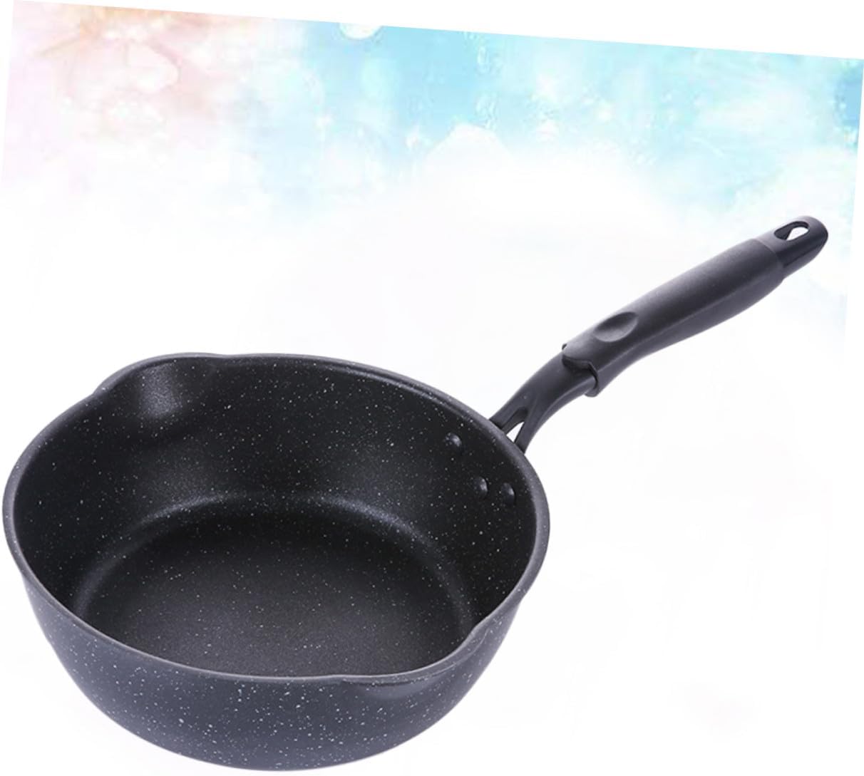 20cm Mini Nonstick Omelette Pan Deep Frying Pan Aluminum Alloy Non-stick Coating without Lid for Home Kitchen Cooking