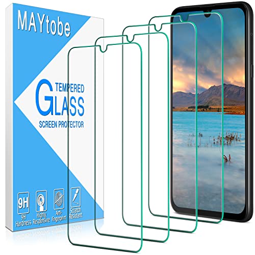 [4 Pack] MAYtobe Designed For LG G8X ThinQ Tempered Glass Screen Protector, 9H Hardness, Bubble Free, Anti Scratch