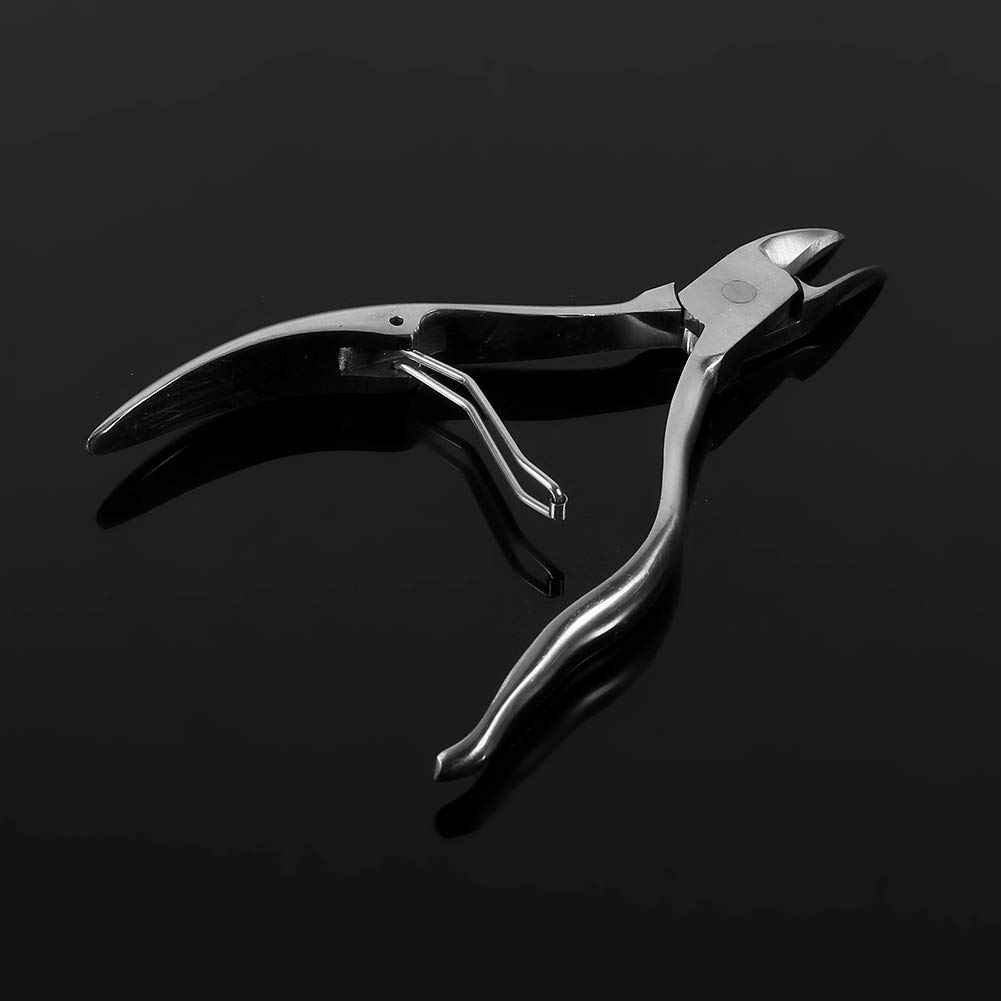 Cuticle Trimmer, Professional Stainless Steel Nail Cuticle Nipper, Acute Cuticle Nippers Scissors Premium Manicure Tool for Ingrown Nails, Dead Skin, and Hard Nails