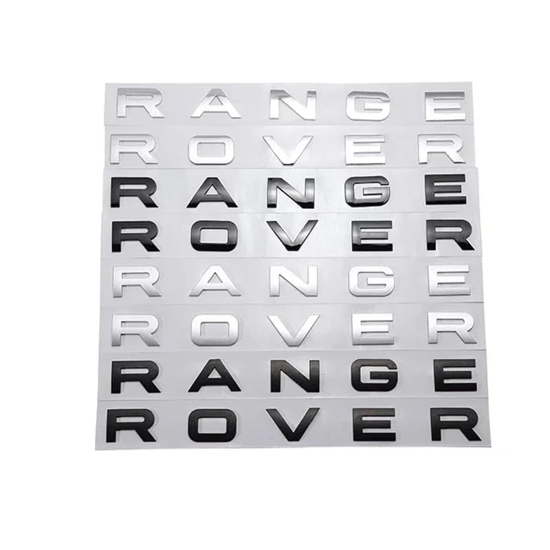 Emblema Land Rover Range Rover Velar Sport Discovery 2 3 4 cromato 3D