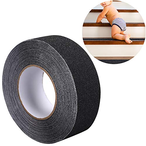 Antideslizante Cinta adhesiva, Alta tracción, , mejor agarre, fricción, abrasivos adhesivo para escaleras, seguridad, banda de rodadura paso, interior, Al aire libre # 81067
