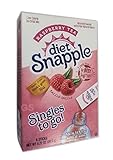 Snapple Iced Tea Singles To-Go, Diet Raspberry Tea, 0.68 Ounce Sticks, 6 Sticks per Box, (12 Boxes)