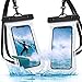 Produktbild Amazon Brand - Eono wasserdichte Handyhülle Handytaschen 2 stück, Unterwasser IPX8 Wasserfeste Beutel, Strand Wasserschutz Hülle für iPhone 14 13 12 Plus Pro Max, Samsung Smartphone bis zu 7 Zoll