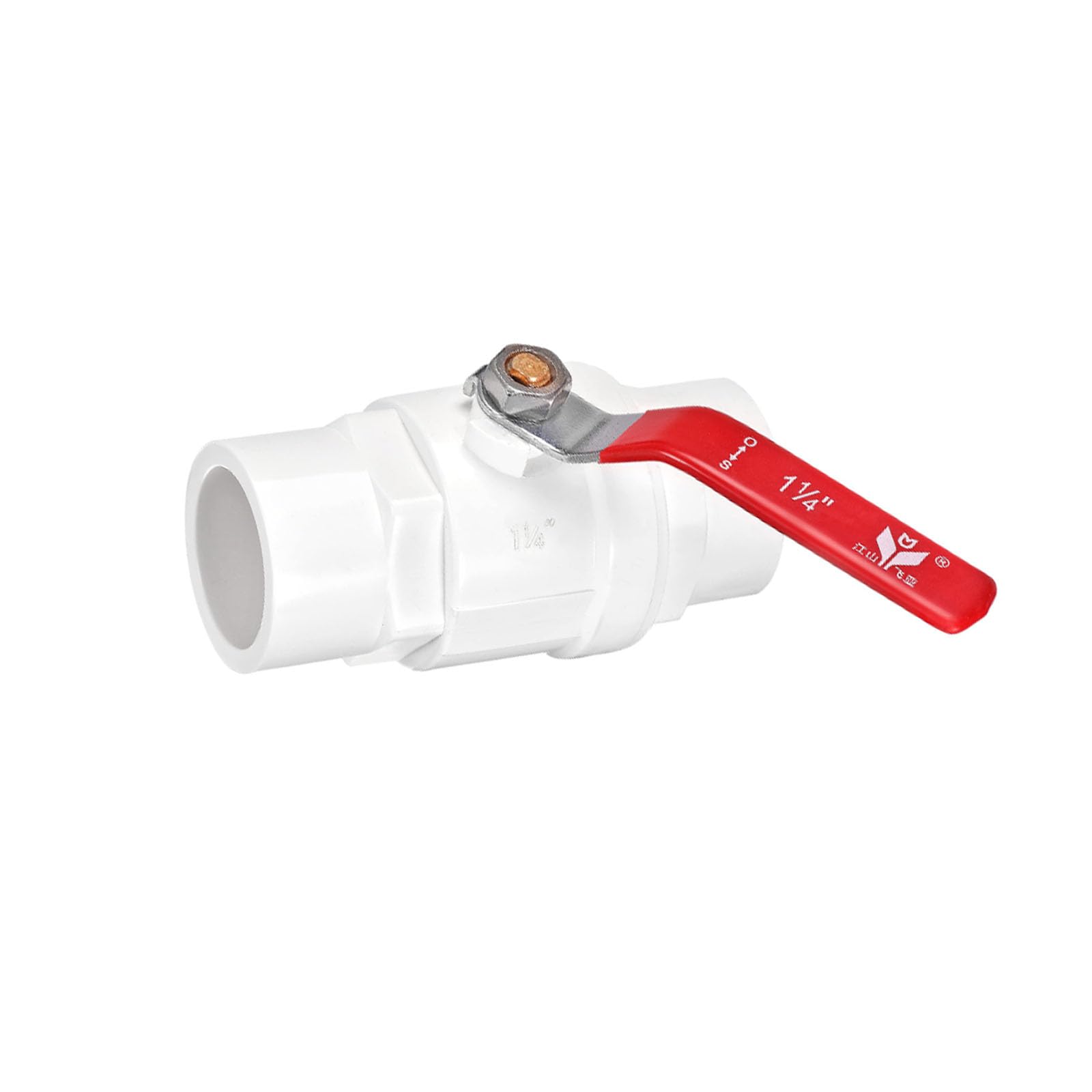 Recogwood 32mm Ball Valve, PVC Socket Type Shut-Off Valve Switch for Aquarium Water Flow Control Sump Pump, Pool, Garden Sprinkler - Image 4
