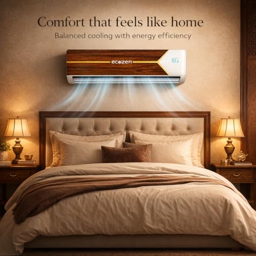 Image of Ecozen Smart Air Conditioner - 1.5 Ton Inverter AC with Intelligent Cooling and Smartphone App Control (Earth Luxe) - IDU-WSAC18310XE52VMA, ODU-WSAC18310XE52VMA