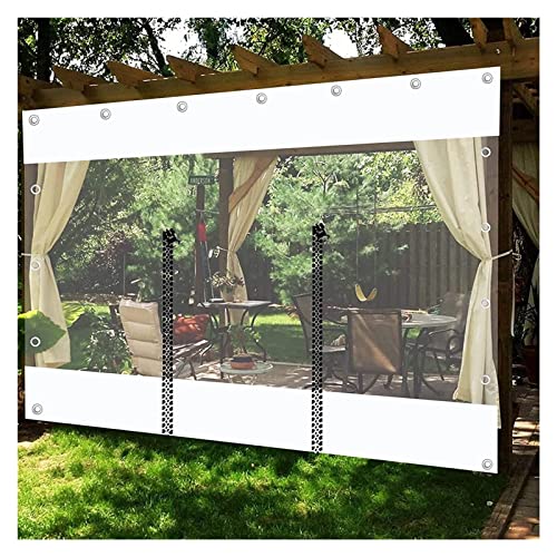Rideau de séparation transparent anti-pluie pour prolonger vos soirées de terrasse