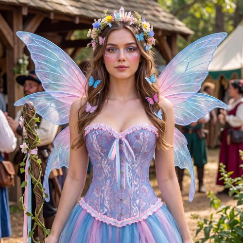 Image of frawirshau Women's Overbust Costume Corset Renaissance Victorian