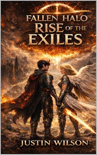Fallen Halo: Rise of the Exiles: Book 2 of the Fallen Halo Series – An Epic Dark Fantasy of Angels, Demons, and War (English Edition)