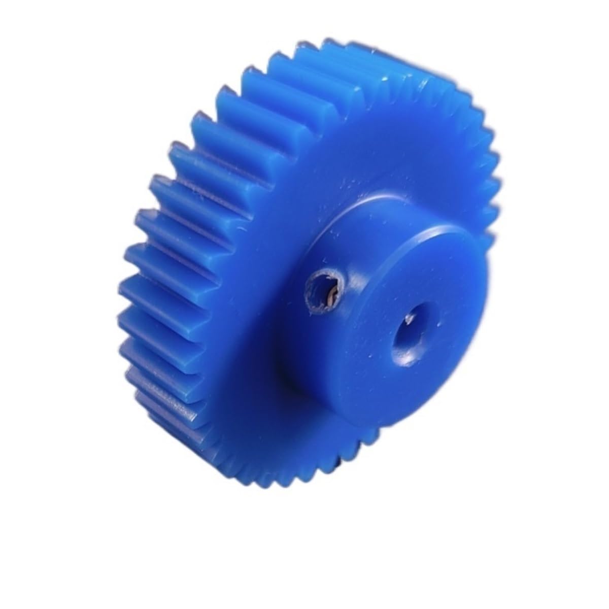 Cylindrical Drive 1pc 1M Nylon Cylindrical Pinion Gear 5mm Inner Hole 1 Module 15T 16T 18T 20T Straight Teeth Spur Gear with Step Rack Machinery(16 Teeth)