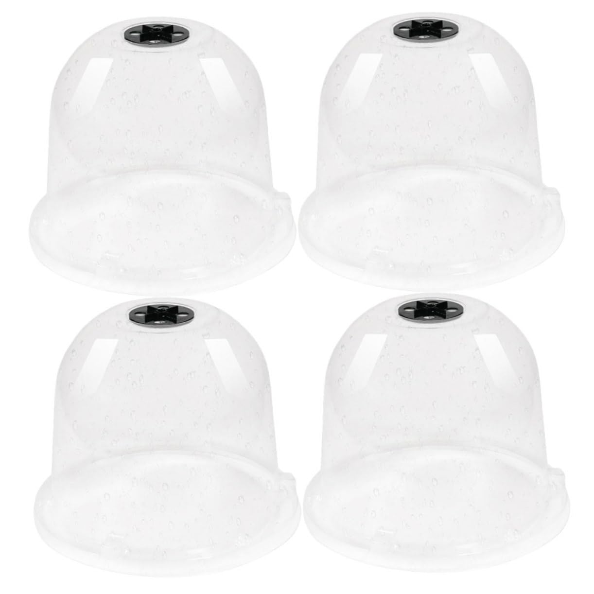 OFFSCH 4Pcs Transparent Garden Plant Dome Reusable Plant for Outdoor Plants Ideal for Frost and Freeze