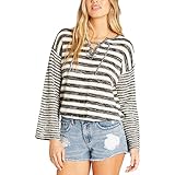 Billabong Women's Tidal Vibes Sweater, Black, M