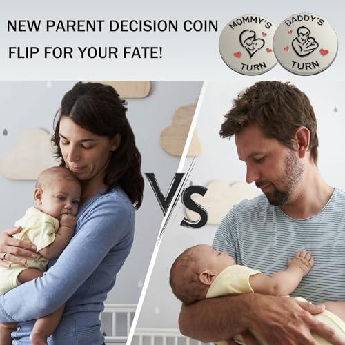 Image of Funny New Parents Decision Gift,Pregnancy Gifts New Dad Mom Gifts,New Parents Gifts for Couples Halloween Thanksgiving for First Time to be Moms Dads Daddy Mummy Double Sided