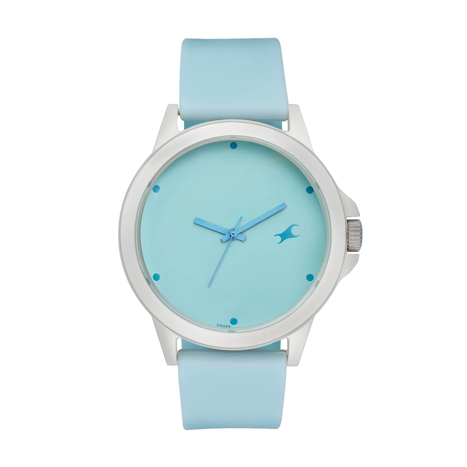 Fastrack Tees Quartz Analog Blue Dial Silicone Strap Unisex Watch-38024PP64W (B0BSFMXY39) Amazon Price History, Amazon Price Tracker