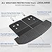 JOULARISE Cargo Mat with Backrest Mats 2-in-1 for 2021-2024 2025 2026 Kia Sorento 6/7 Seats Car Mat Accessories, All Weather TPE Interior Trunk Cargo Liner(Cargo Mat with Backrest Mats)