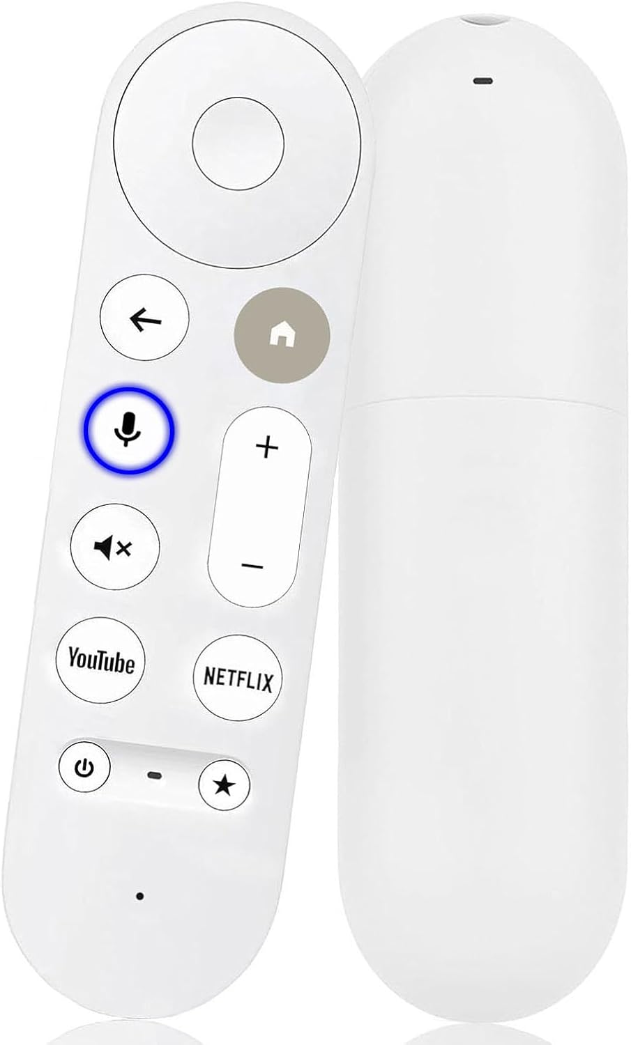 New Replacement Voice Remote Control for Chromecast-Google-TV 4K/ HD, for Google TV Streamer 4K Box, with Voice Function, with 2 Shortcut Buttons Google TV Box Remote - Image 1 of 9