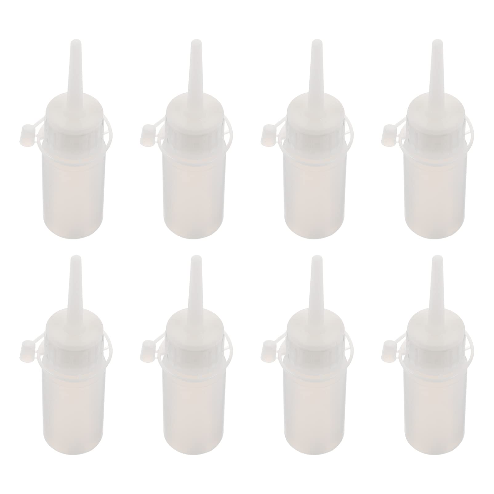STOBAZA 30Pcs Applicator Dropper Bottles Plastic Glue Dispenser for Precision Application for Crafts Repairs Sewing and More