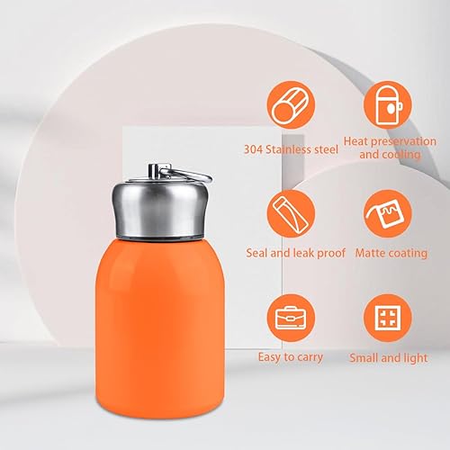 Miniatura 4 de Mini taza térmica de 10.15 onzas líquidas, a prueba de fugas, termo de viaje de acero inoxidable para bebidas y agua, termo para interiores y
