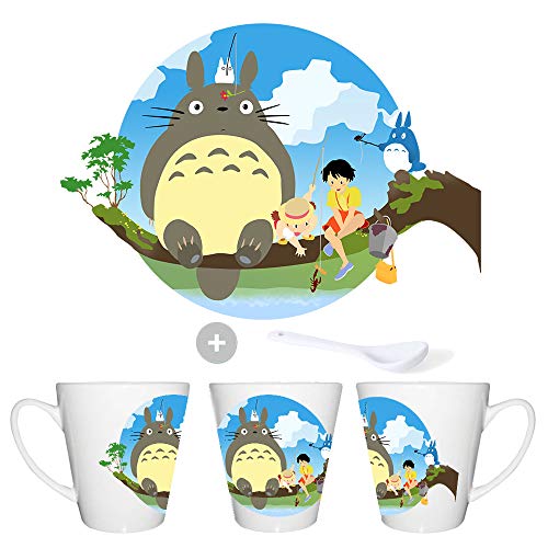 MERCHANDMANIA TAZA CONICA TOTORO SENTADO EN ARBOL conic mug