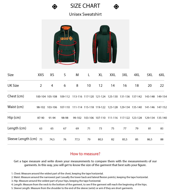 IZAS Duero Unisexe Sweatshirt à Capuche Mixte