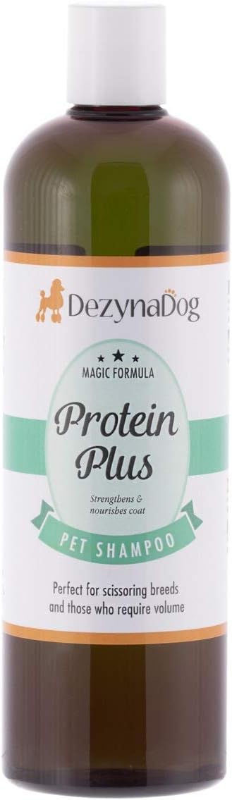 Magic Formula Protein Plus High Volume Dog Shampoo - Volumising Shampoo for Dogs - Perfect for Scissoring Breeds - Strengthens & Adds Body to Unruly Coats - Show Quality Finish, 500ml