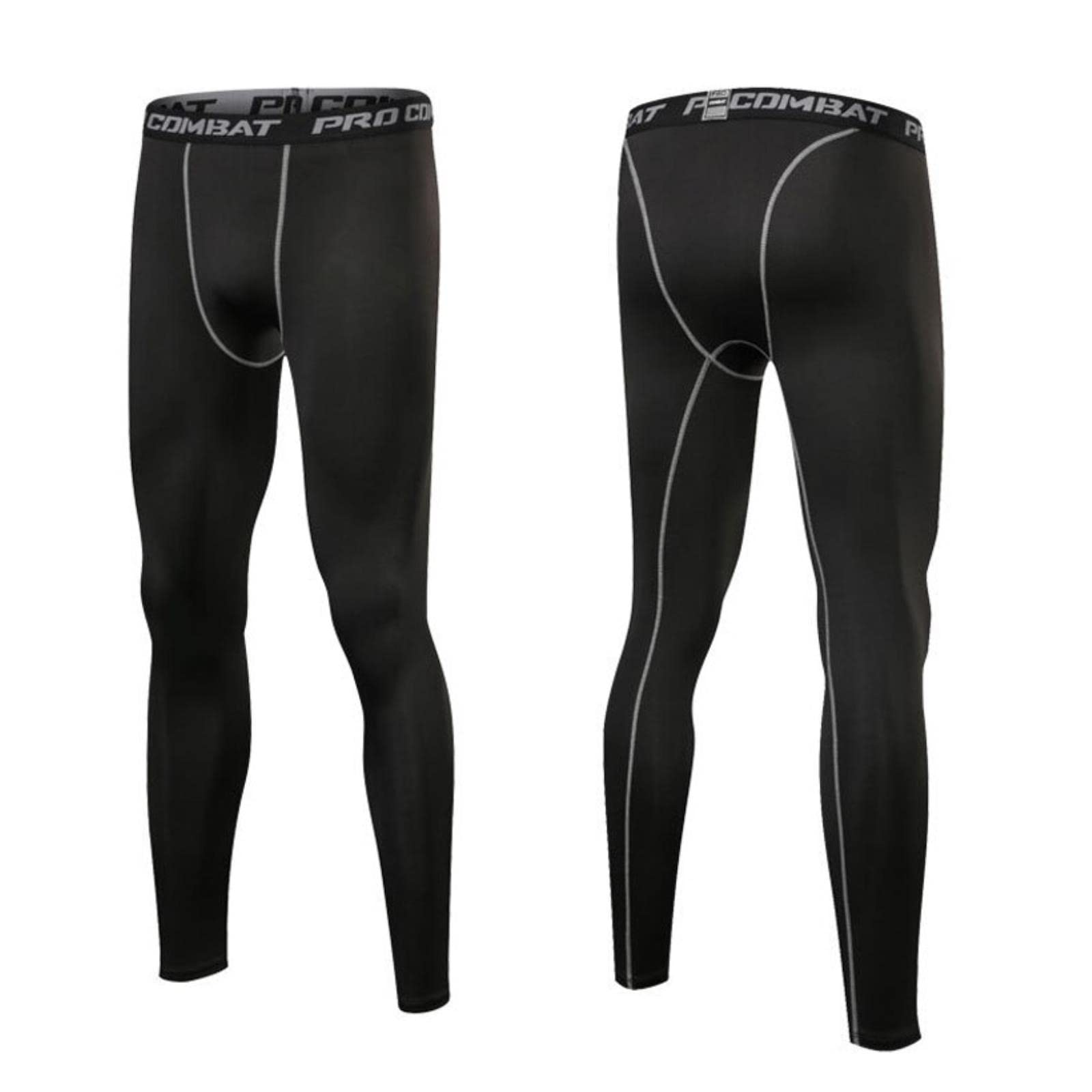 Collants de Course pour Hommes Leggings de Course pour Hommes Pantalons de Compression pour Hommes Hommes Gym Fitness Pantalons Skinny Leggings pour Hommes Collants sportwears
