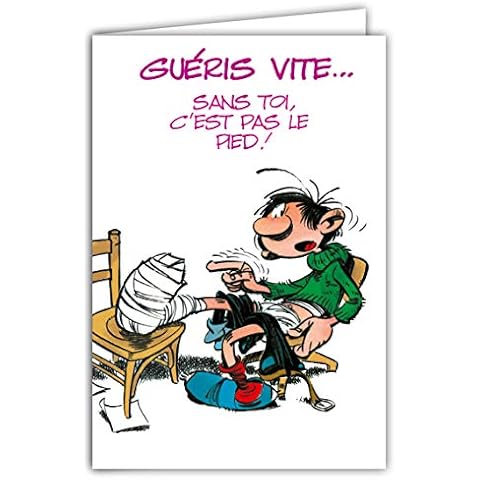 Afie GLCT-0159 Gaston LAGAFFE Card - Humorous Comic Book Cover