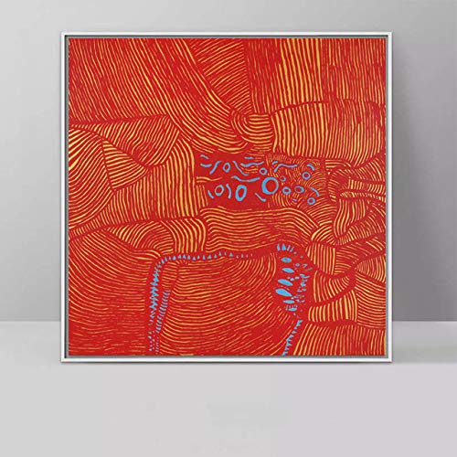 Affiche citrouille abstraite JC255 pour créer un salon cocooning