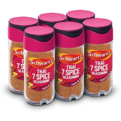 Schwartz Thai 7 Spice Seasoning 52 g, Bulk Pack of 6 Cover