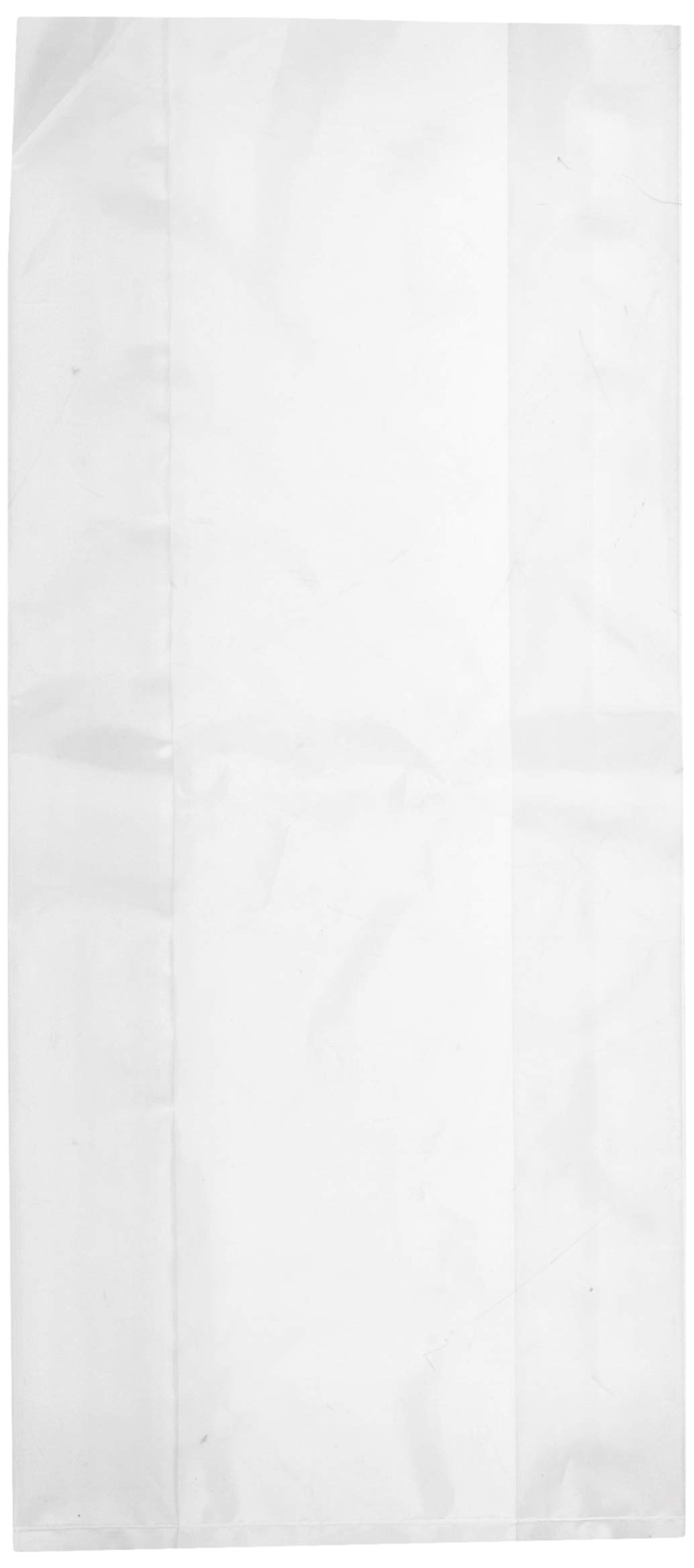 Bauxko 8" x 4" x 18" Gusseted Poly Bags, 3 Mil, 25-Pack (xPB1710-25)