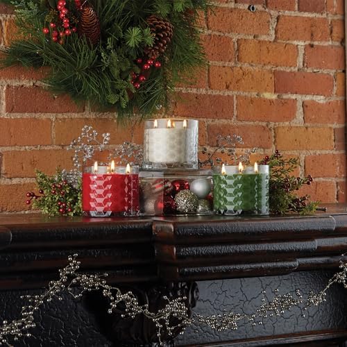Root Candles Holiday Scented Candles Honeycomb Glass Premium 3-Wick Handcrafted Beeswax Blend Candle, 12-Ounce, Bayberry - Thumbnail 4