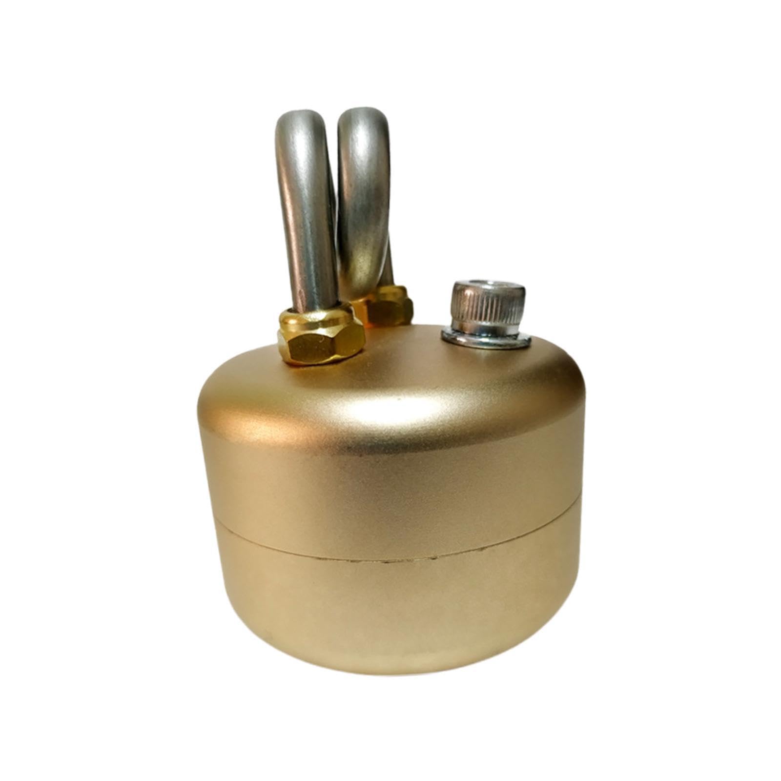 Brûleur à alcool portable en métal or mini réchaud de camping