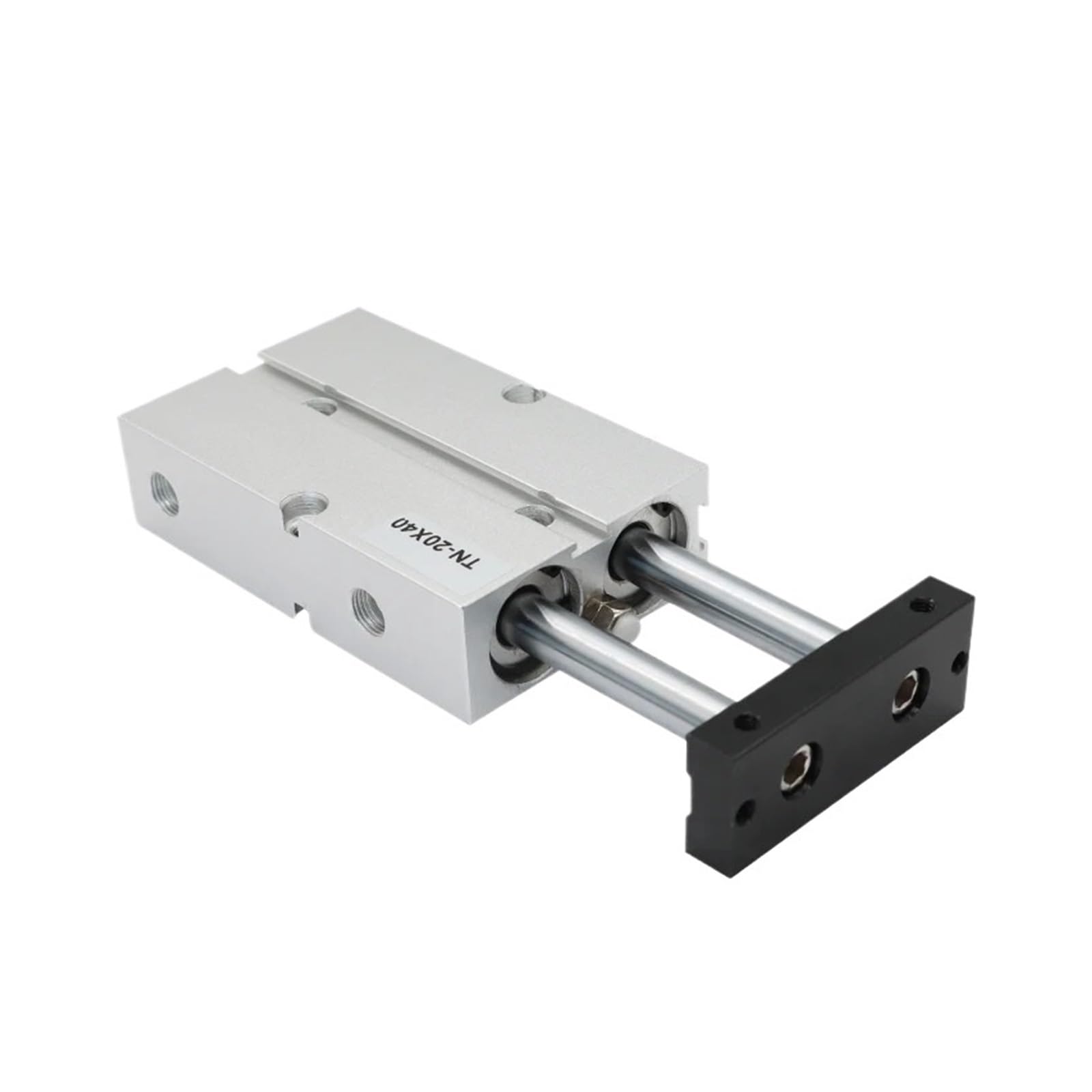 Podwójny pręt typ TN cylinder pneumatyczny otwór powietrza 10 mm 16 mm 20 mm 25 mm 32 mały skok ze stopu aluminium 30 35 40 45 50 60 70 75 mm | Cylinder pneumatyczny (skok 80 mm, TN16 (otwór 16))