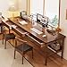Amazon.com: Ytaoka 70.86" Long Solid Wood Desk with 3 Drawers Home ...