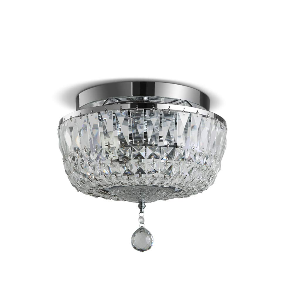 Lustre de plafond en métal forgé E14 idéal pour l'entrée et l'allée d'une maison chaleureuse