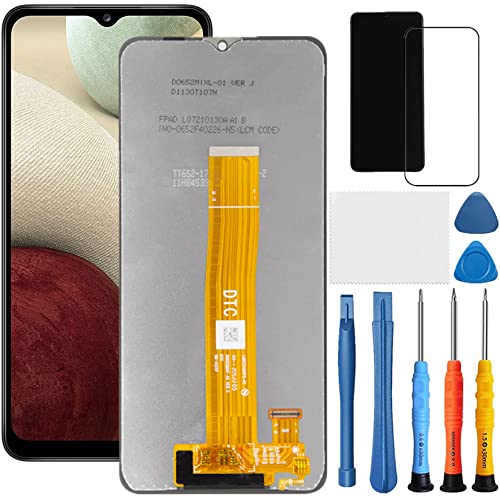 Compatible Samsung A12 Screen Replacement for Samsung Galaxy A12 a125u1 s127dl a125a a125w a125m a125f LCD Display Touch digitizer Screen Assembly Part with Tools 6.5 inch Black