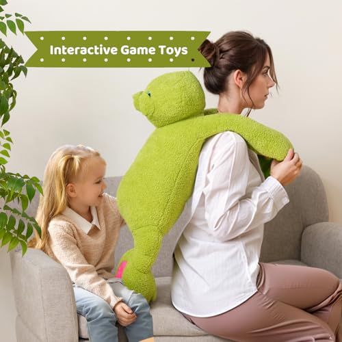 BEJOY Giant Frog Teddy Plüschtiere, Riesige Frosch Stofftier, Flauschiger Plüsch-Frosch Süßes Plüschspielzeug für Kinder Freundin Familie, Liebesgeschenke 95cm