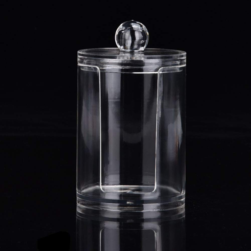 Porta Dischetti Di Cotone In Legno E ABS - Dispenser Con Ventosa | Organizer Da Bagno - Foto 13