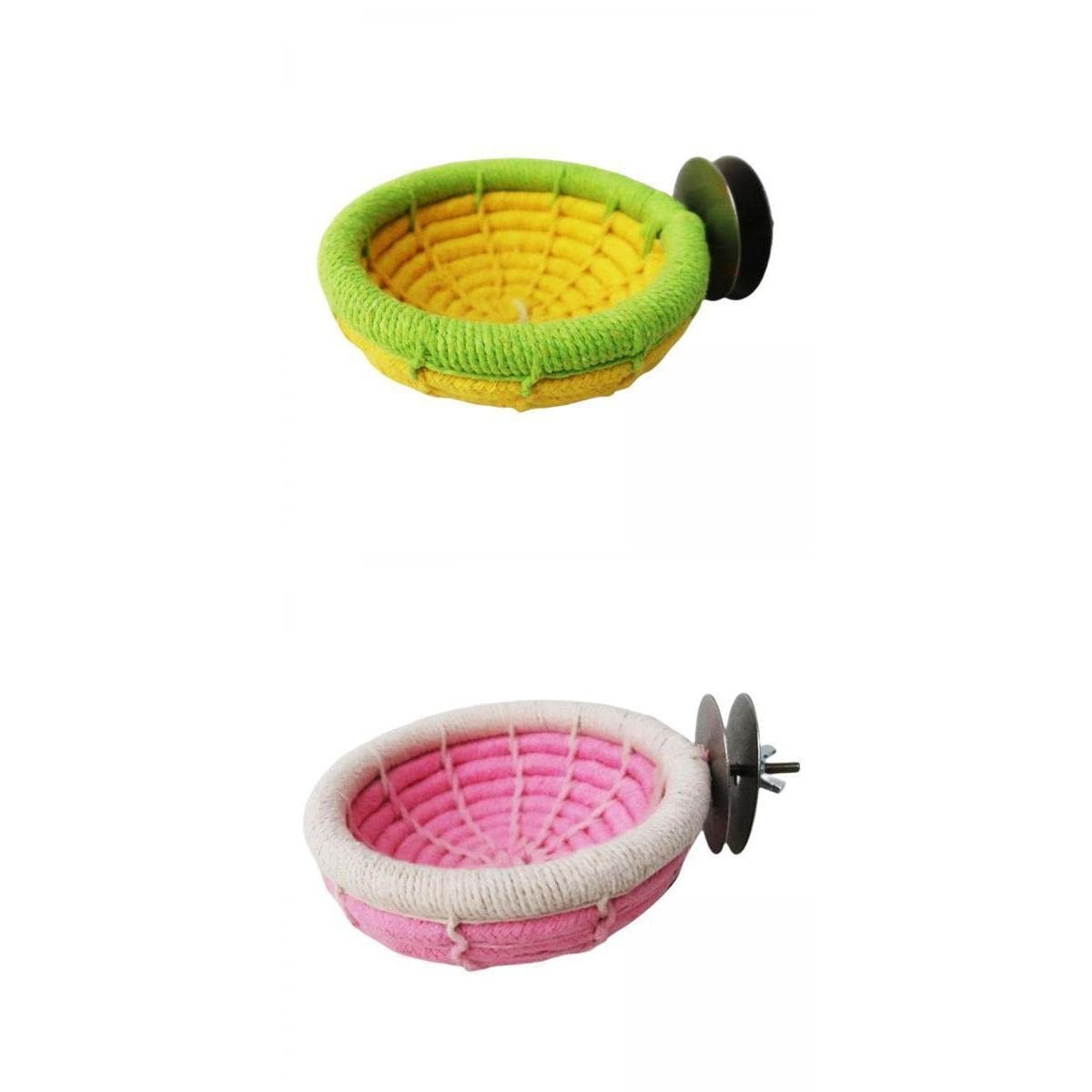 Bnf® 2X Handwoven Bird Nest Bird House Hanging Bed Cave Cage for Parrot Conure|Pet Supplies | Bird Supplies | Toys-image-19