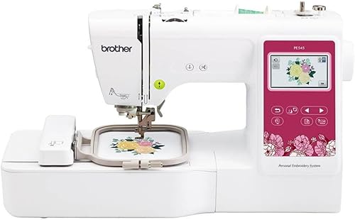 Miniatura 2 de Brother Elite PE545 - Máquina de bordar computarizada con pantalla táctil LCD de 3.7 pulgadas con paquete de costura (3 artículos)
