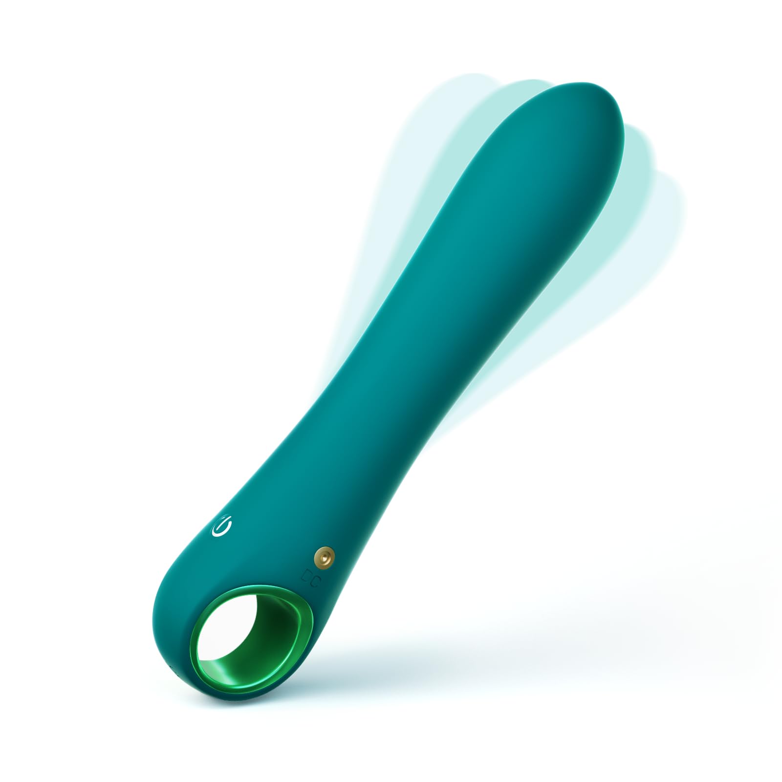 G Spot Vibrator Dildo with 10 Vibration Modes, Tuitionua Soft Silicone Powerful Vibrating Massagers for Clitoral Vagina and Anal Stimulation, Adult Sex Toys for Women or Men(Green)