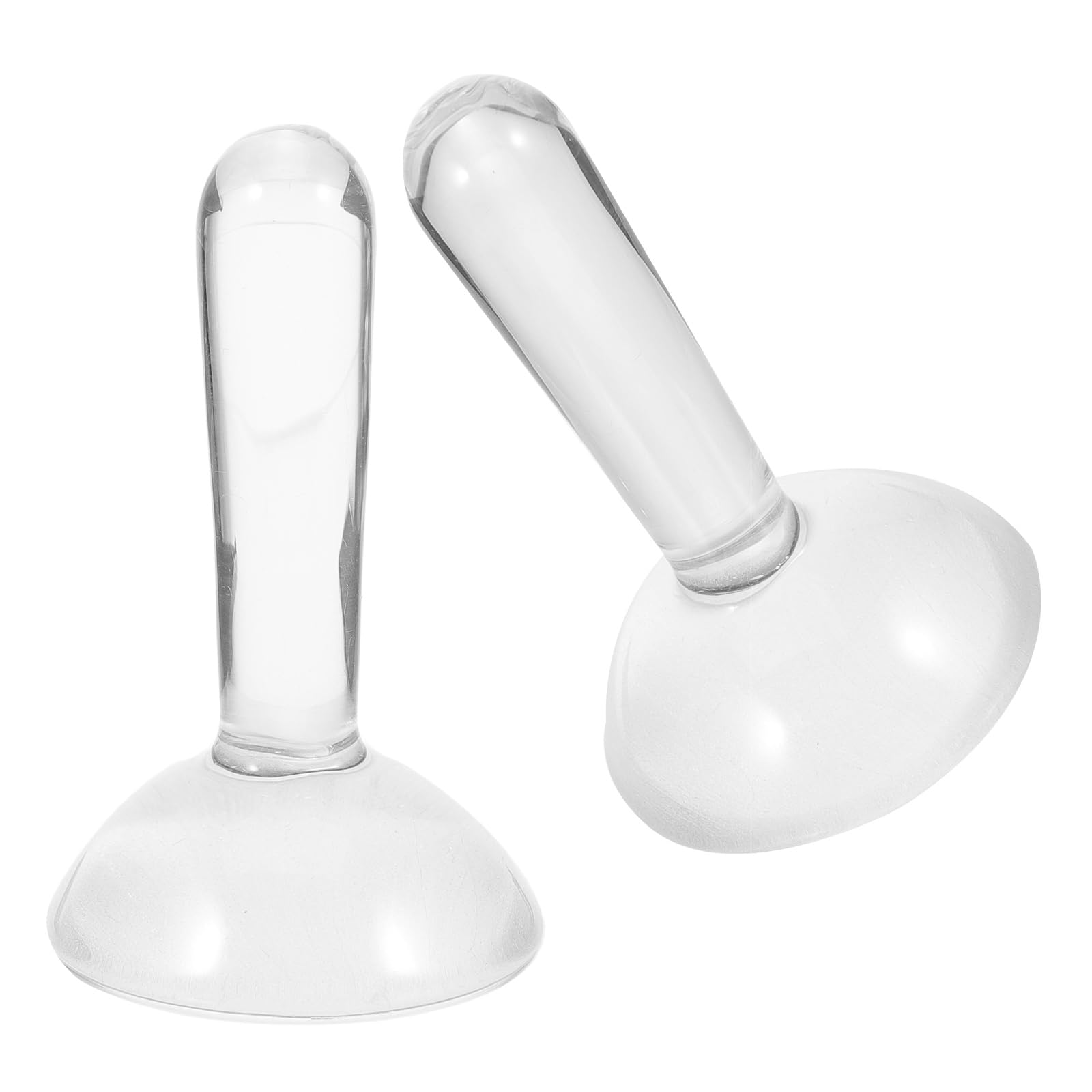 Pilons en verre cristal transparents N°3 7,5 cm pour peinture huile et aquarelle