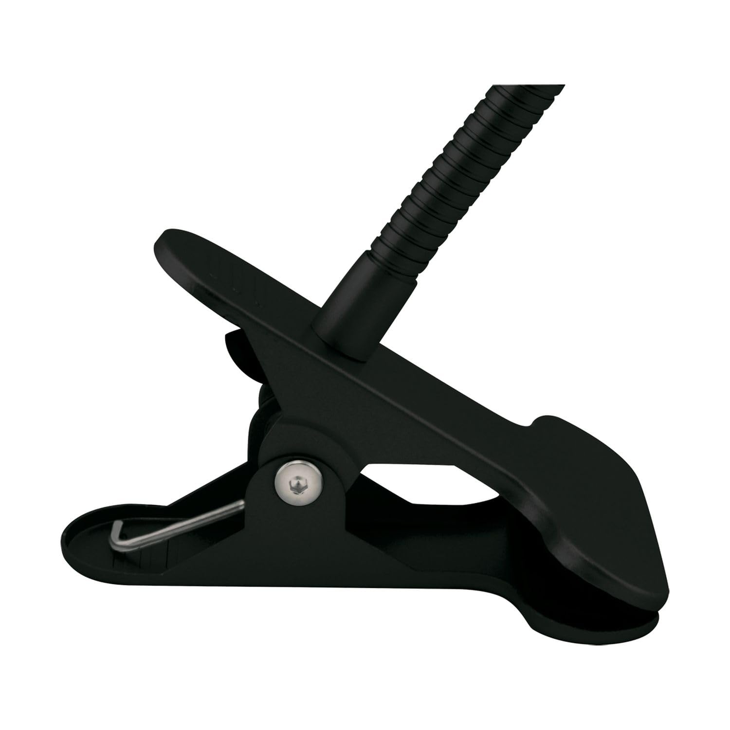 Licht-Erlebnisse Klemmleuchte LED Schwarz 4100 K 248 lm Flexarm 60 cm verstellbar Edelstahl Tischlampe zum Klemmen Tischleuchte Arbeitsplatz Leselampe